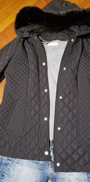 Calvin Klein Jackets & Blazers - Black Pleated Winter Coat